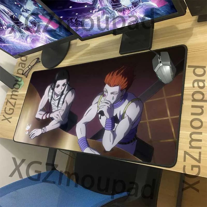Большой компьютерный Настольный коврик XGZ Magician Killer Hisoka черный Охотник за краями