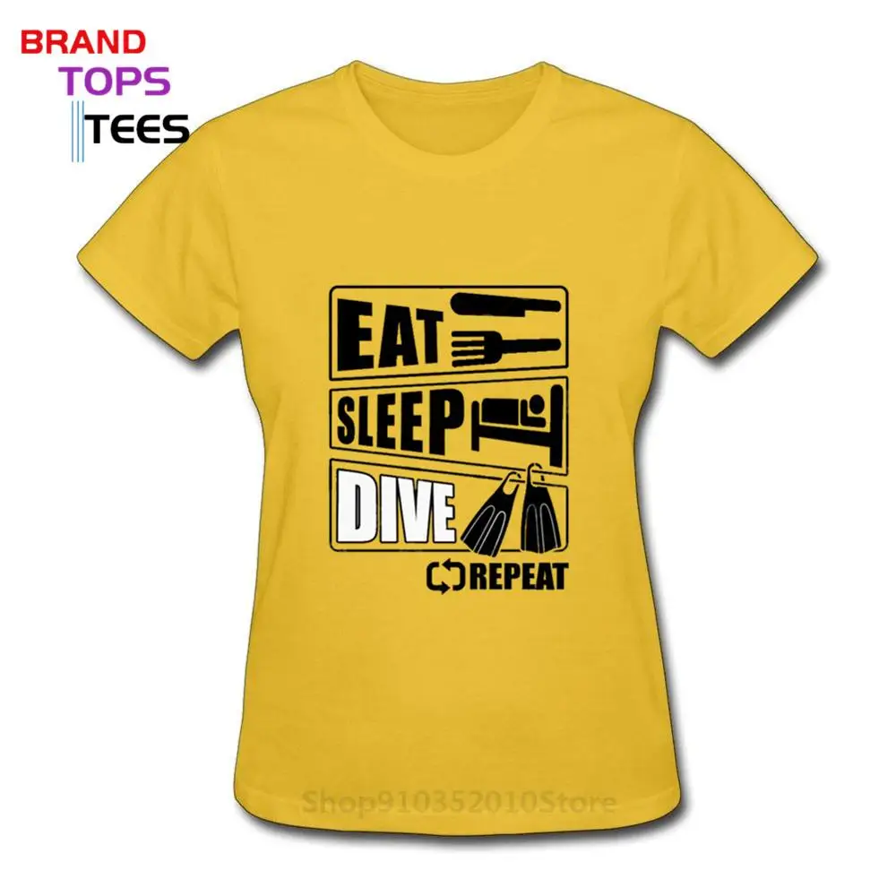 Eat Sleep Dive Scuba Diving Diver Swimming Funny New Tee Mens Graphic T-Shirt 