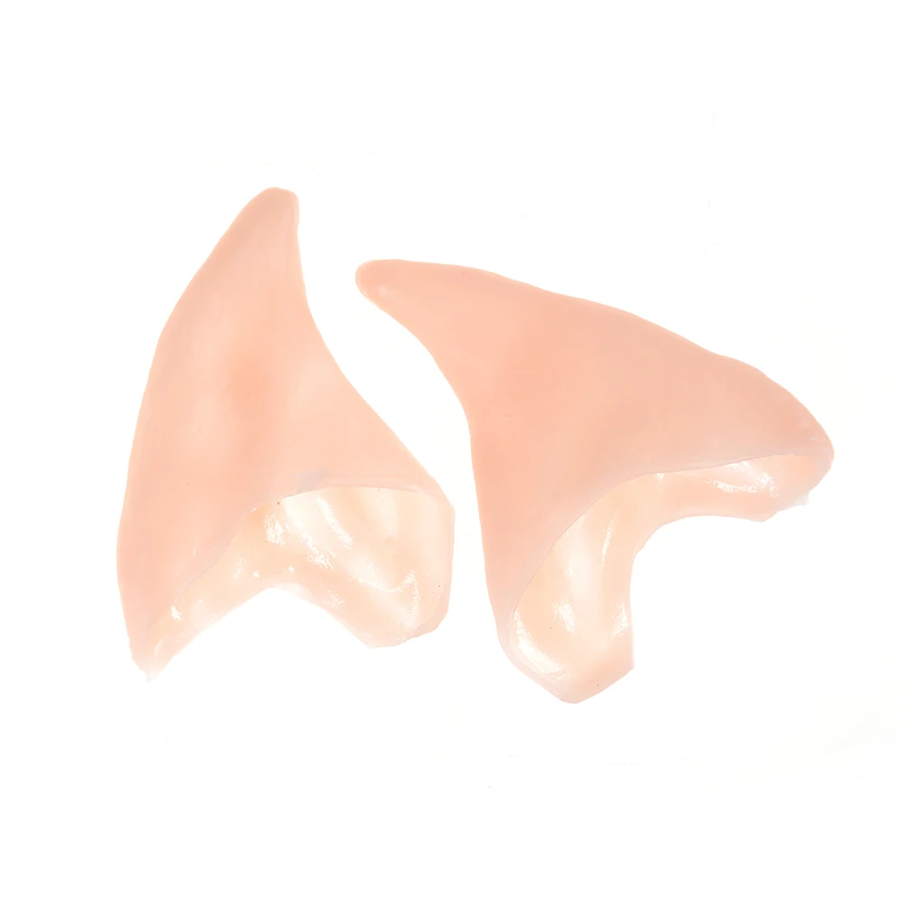 1Pair Halloween Party Latex Soft Pointed Prosthetic Tips Ear Fairy Pixie Elf Ears Cosplay Accessories LARP | Дом и сад