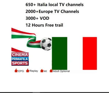 

IPTV Italia Subscription M3U Italia DAZN Rai Premium Cinema Sport Calcio Primafila Italian channels VOD Movies Italiano IPTV