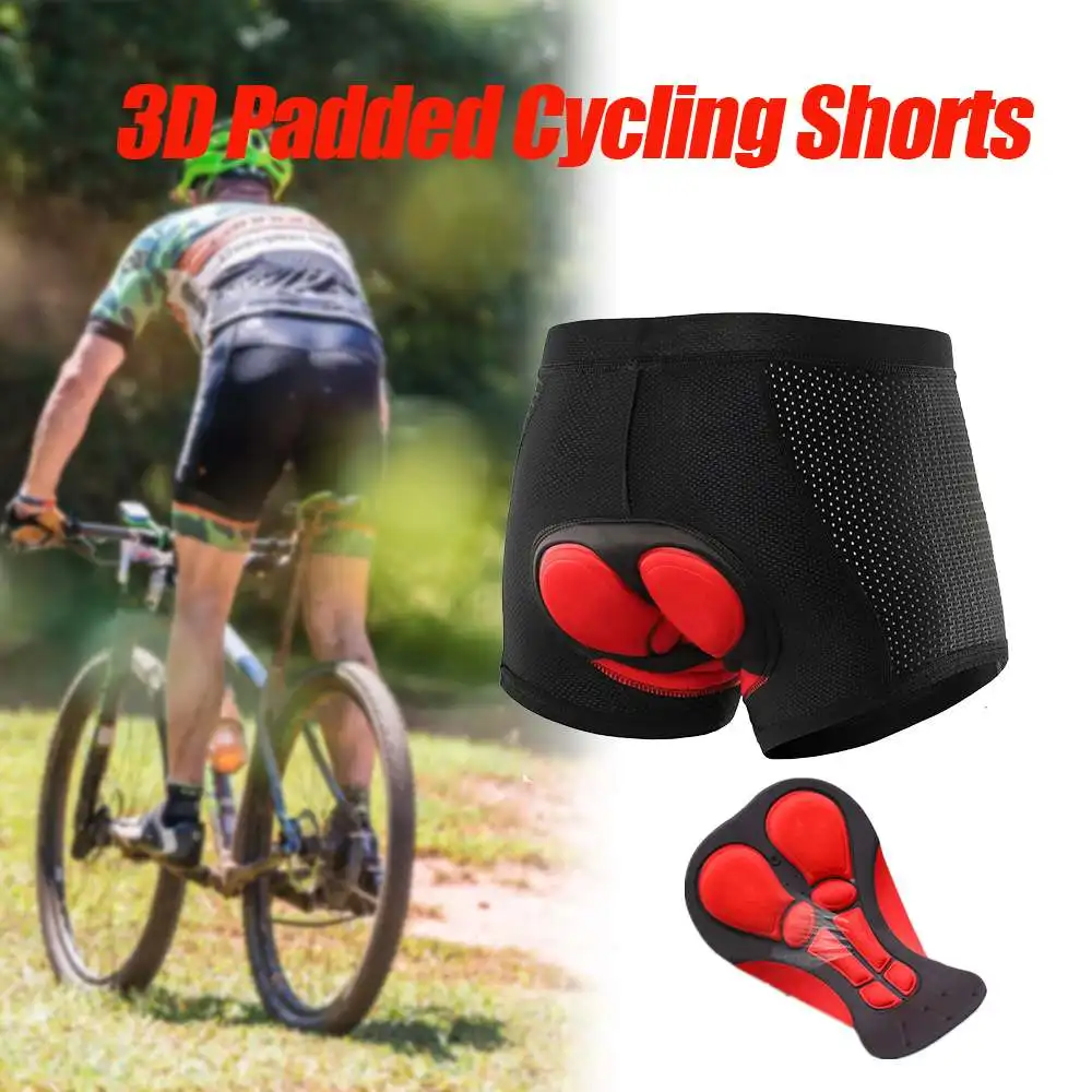 

Cycling Underwear 3D Gel Padded Cycling Mountain Shorts Bike Underpant Bicycle Underwear Soft Gel For Men/Women