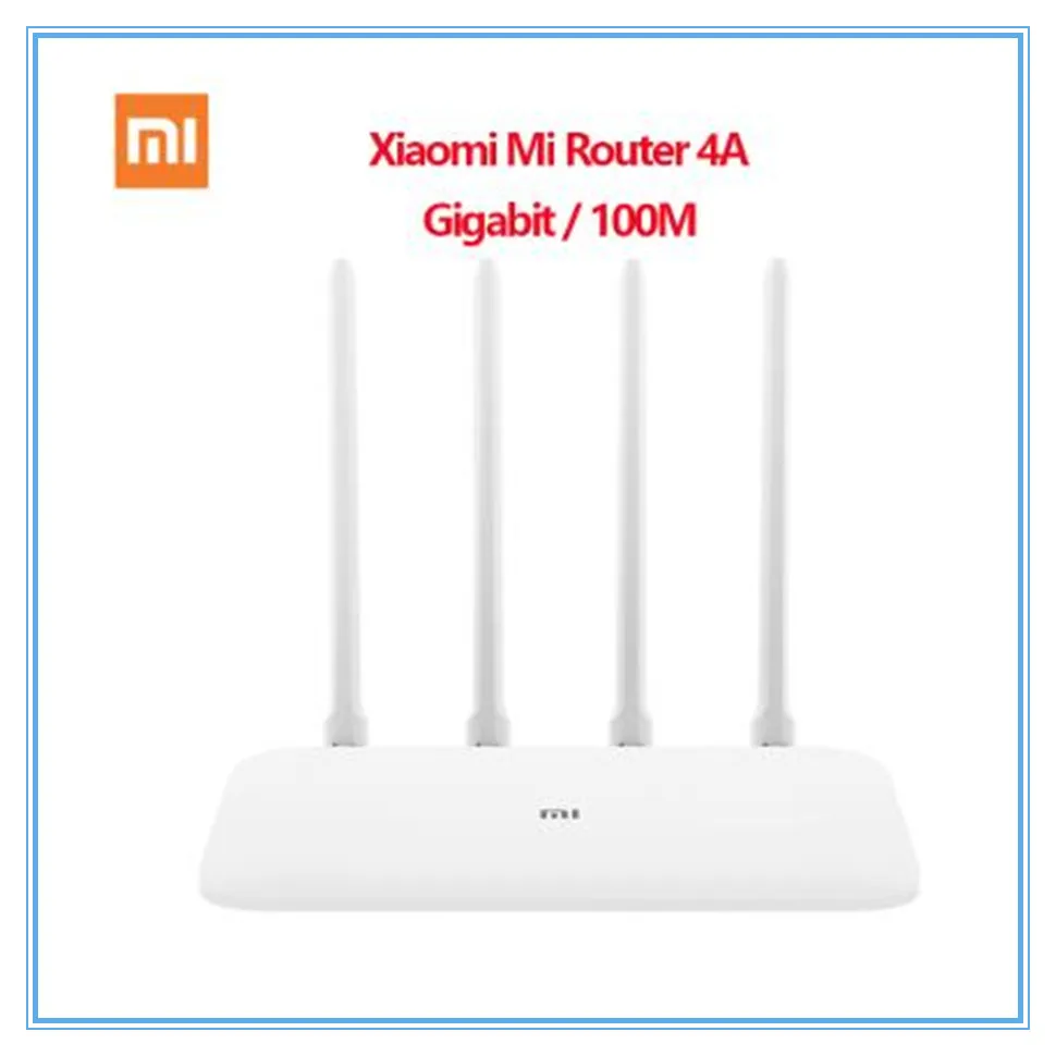 Xiaomi Mi Wi-Fi роутер 4A wifi повторитель 1167 Мбит/с двухдиапазонный двухъядерный 2,4G 5 ГГц 802.11ac четыре антенны приложение управление беспроводной маршрутизатор