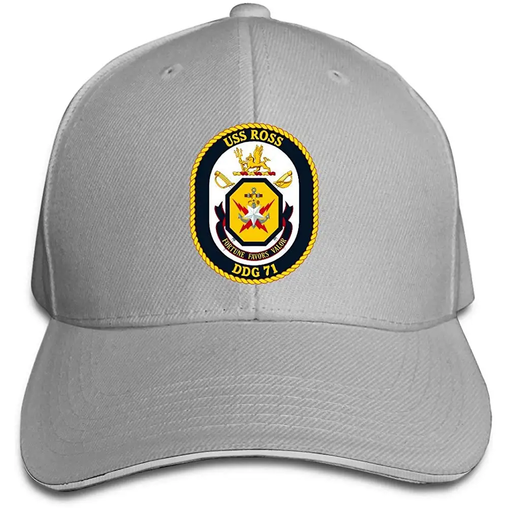 USS Ross DDG-71 Регулируемая шапка Бейсбол Кепки сэндвич Кепки