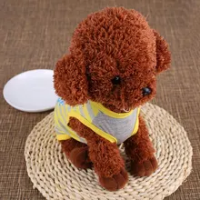 Жилет для домашних животных, одежда для домашних животных, модная Милая хлопковая одежда 4 размеров, одежда для собак, футболка для кошек