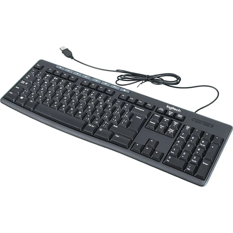 Клавиатура LOGITECH K200, черный