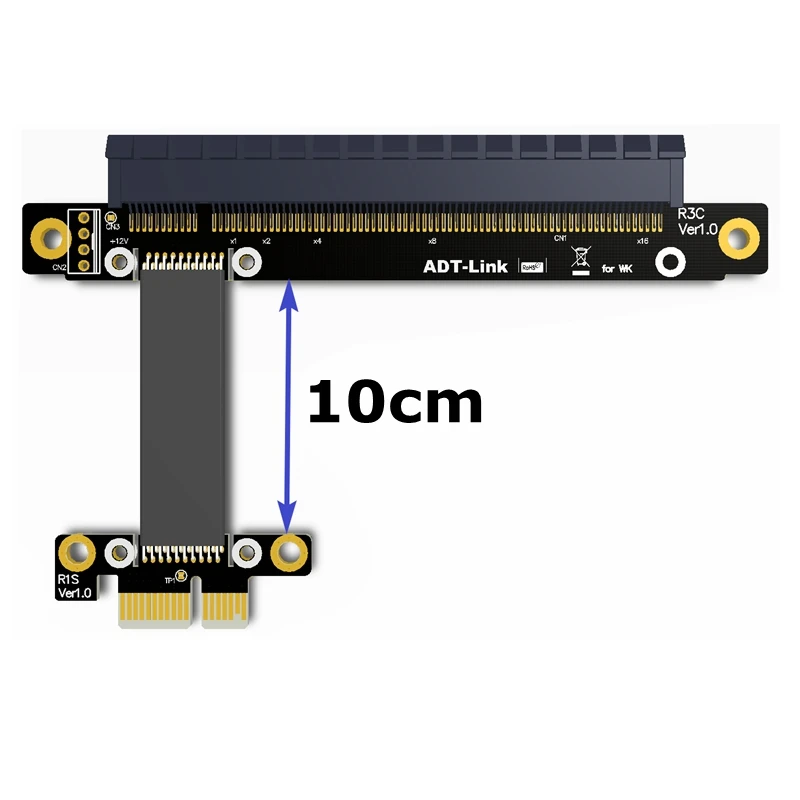 Pcie pci express 1x 16x gen 3 0 PCIe x1 x16 расширитель адаптер перемычка для BTC добычи GPU