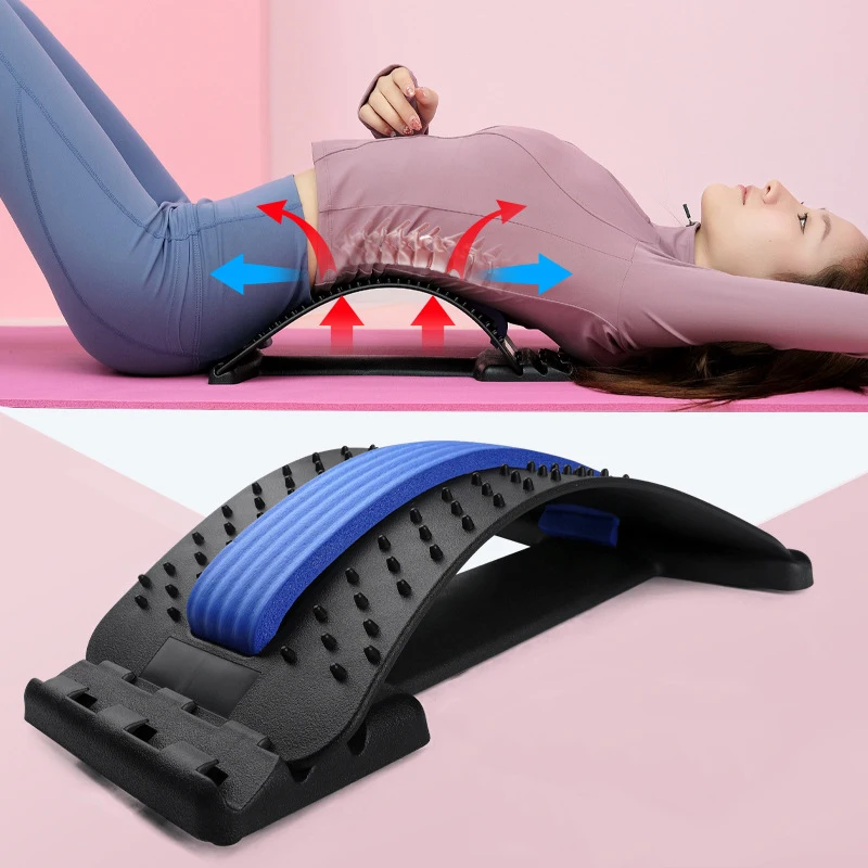 Lower Back Pain Relief Stretcher Back Stretcher Pillow Chronic Lumbar  Support Herniated Disc Posture Corrector Pillow for Yoga - AliExpress