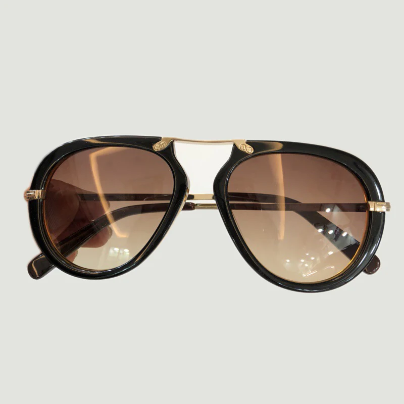 Мужские оправы Acetate, винтажные Модные солнцезащитные очки Oculos De Sol Masculino, ацетатная оправа из сплава UV400