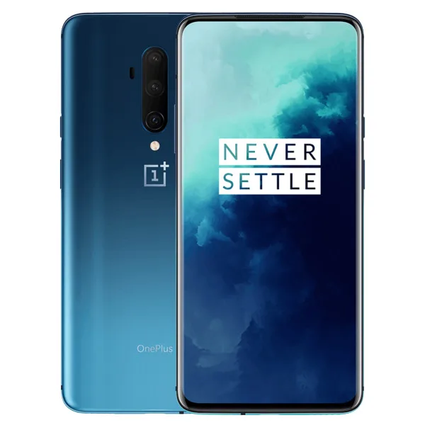 Global Version OnePlus 7T Pro 8GB 256GB Smartphone Snapdragon 855 Plus 6.67'' Fluid AMOLED 90Hz 48MP Camera Warp Charge 30T - Цвет: 8GB 256GB Blue