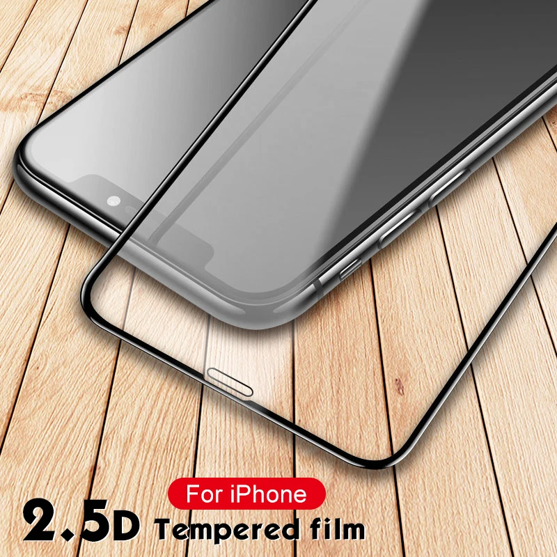 Закаленное стекло для iPhone 11X10 XS MAX XR ультратонкая защита экрана с полным покрытием