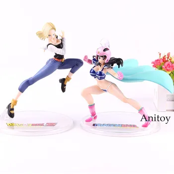 

Anime Dragon Ball Action Figure Chi Chi Chi-Chi Android 18 Gals Fighting Ver. Dragon Ball Figure PVC Collectible Model Toy