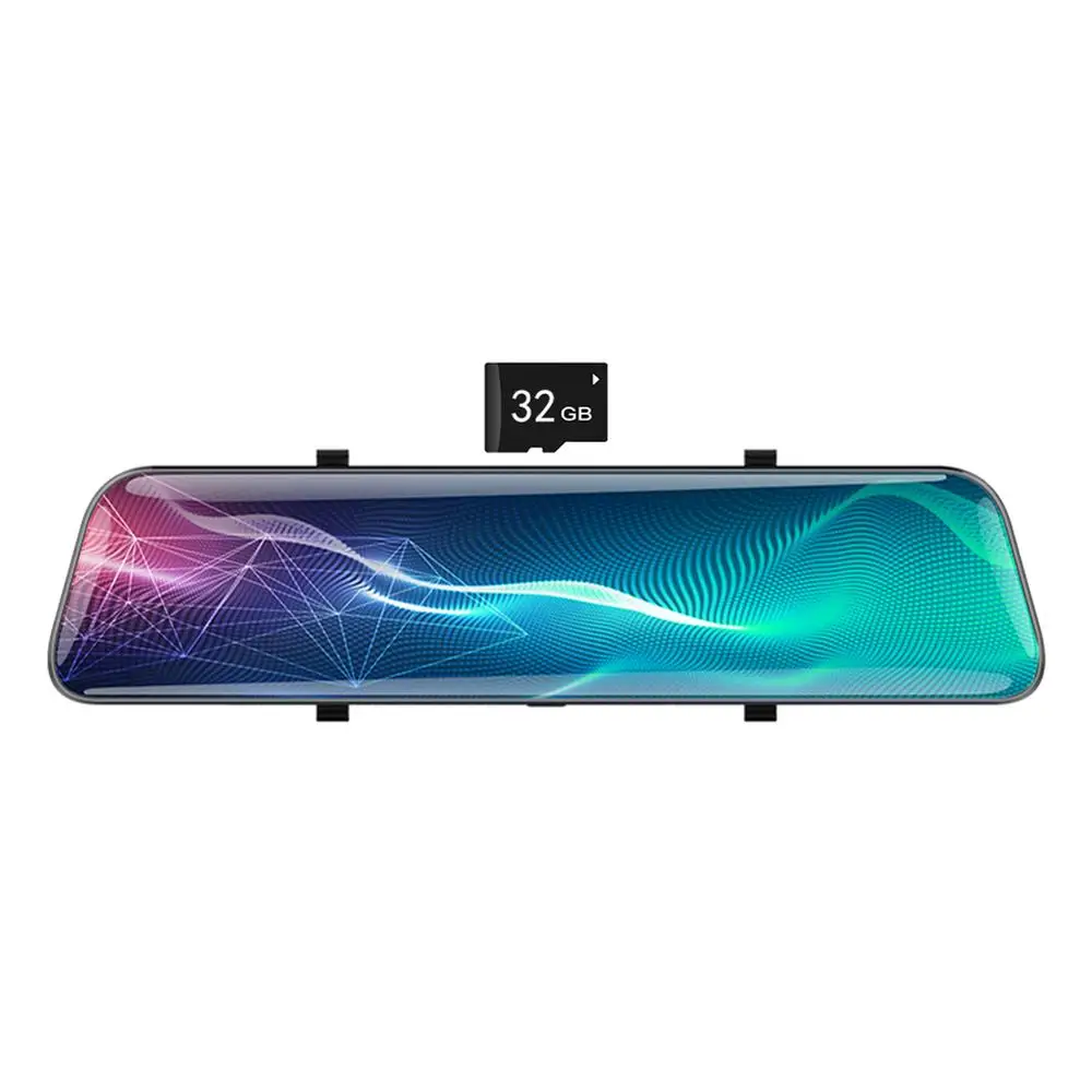 Anytek A9 2K Автомобильное зеркало заднего вида DVR камера 11,6" ips сенсорный экран двойной объектив видео регистратор видеорегистратор ночного видения с TF картой - Название цвета: 32g