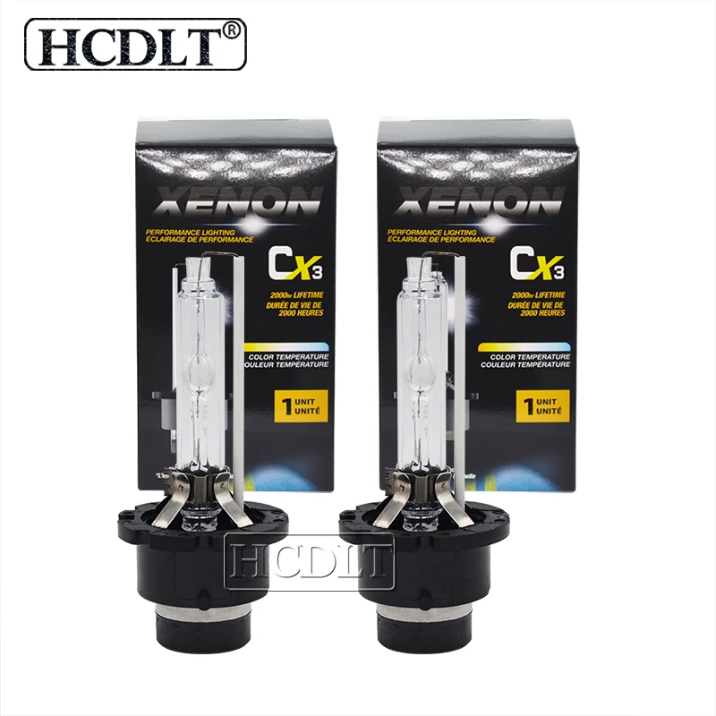 Ксеноновые лампы HCDLT 2 шт. 35 Вт 55 D2S D2R D4R D4S ксеноновые 6000K 5000K 8000K 4300K 10000K