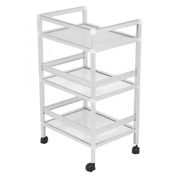 

Salon Trolley Cart Organizer Set Multi-Layers Hair Manicure Trolleys for Hair Salon Tattoo Equipment Racks Beauty Make Up Tools