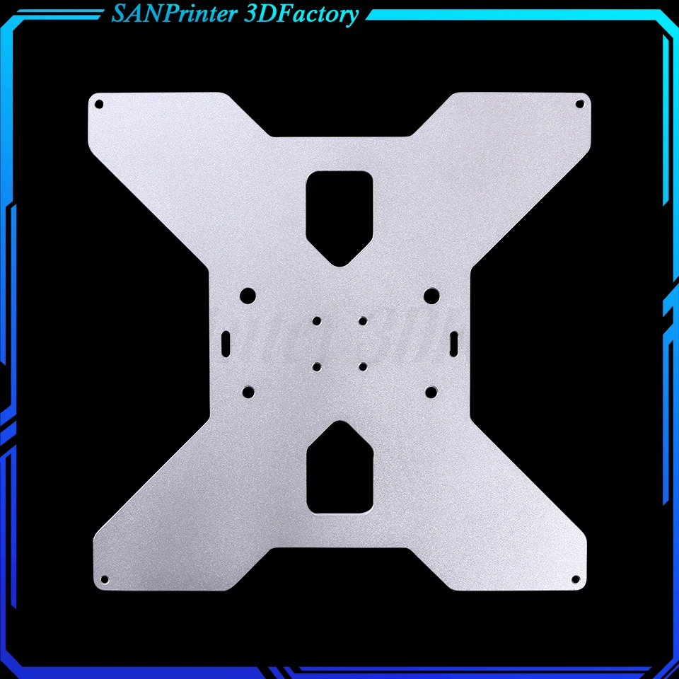 Tarantula aluminum Y Carriage heated support Plate black silver Anodized for HE3D / Tarantula 3D Printer reprap prusa i3 anycubic mega i3 anodized aluminium alloy heated bed support y carriage tray 3d printer parts