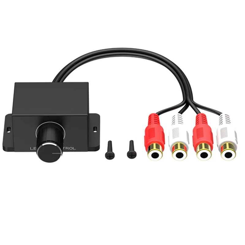 2019 новый автомобильный аудио усилитель бас RCA уровень пульт управления