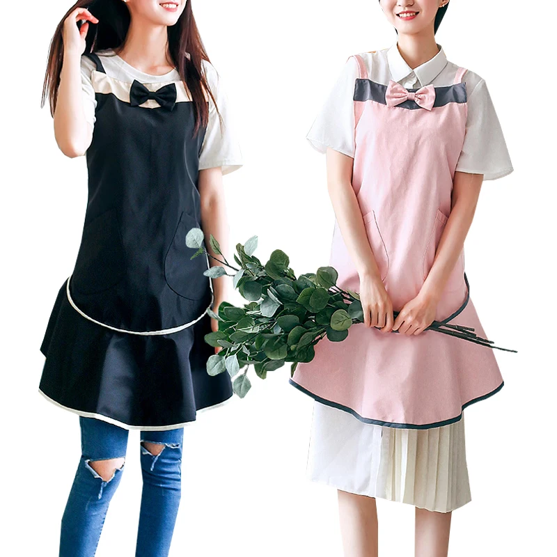 

Senyue Japanese cute girl lace skirt waterproof apron kitchen household cleaning milk tea shop maid kitchen apron women