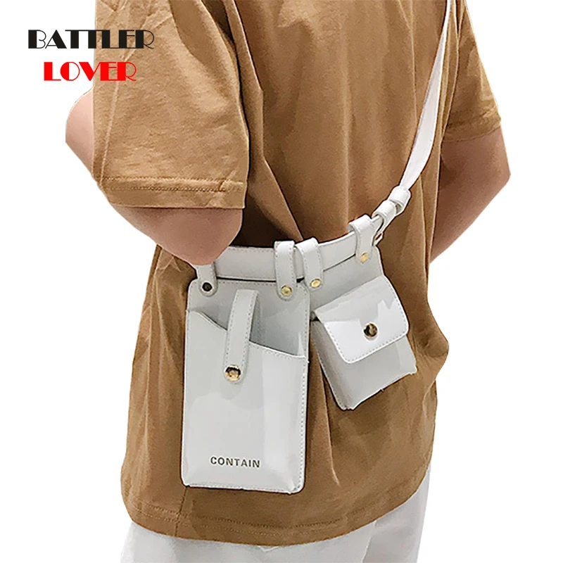 Fashion Hip Hop Unisex Waist Pocket Bag Women 2020 Single Shoulder Bag Luxury Brand Female Phone Pouch Crossbody Bags Waistbag
