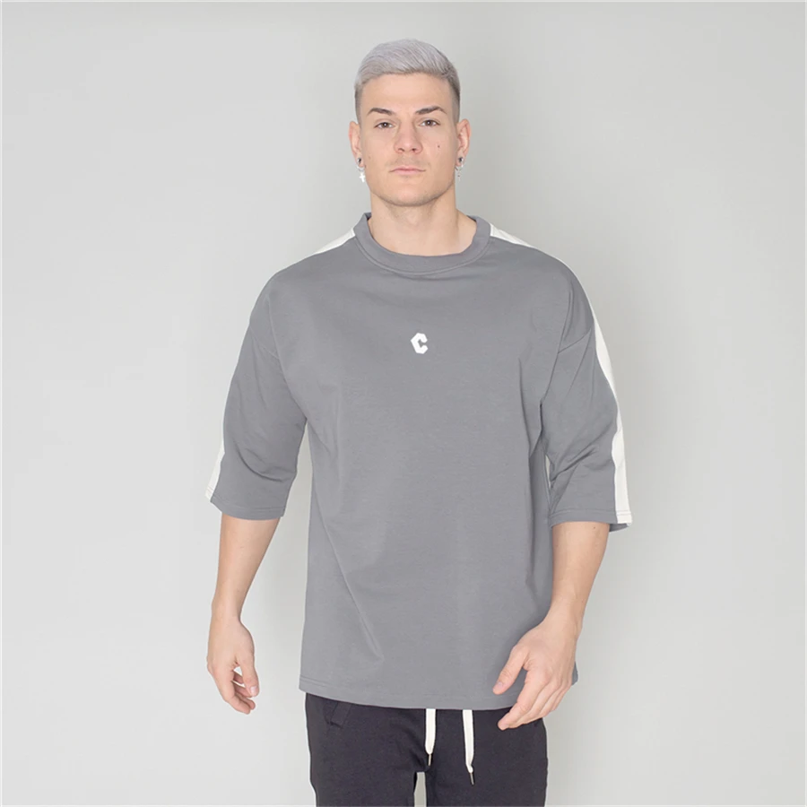 

Summer New Arrival Bodybuilding Fitness Mens Short Sleeve T-shirt Gyms Shirt Muscle Men Fitness T Shirt Tops Brand clothing