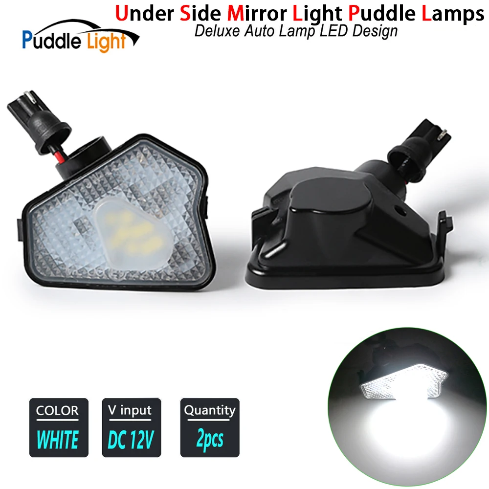 

2Pcs LED Under Side Mirror Puddle Light For Mercedes Benz W204 W212 W176 W246 W117 W218 W219 W209 W221 C117 W242 C216 C207 A207