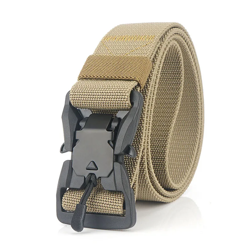 3.8cm Magnetic Buckle Military Army Combat men Canvas Belt adjustable length Nylon Outdoor Training Hunting Tactical | Аксессуары для
