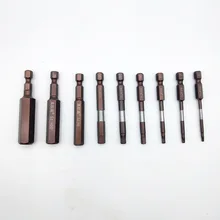 Beauty Odie фонарик сверло с поворотом магнитные отвертки лопасти винта бит шестигранные торцевые Биты Набор электрической отвертки лезвие