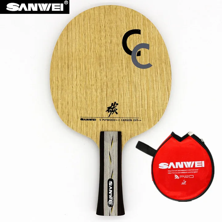 Ракетка для пинг-понга Sanwei CC 5 + 2 из мягкого углеродного волокна настольного