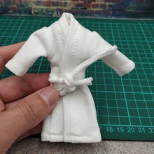 

1/12 Soldier Model Clothing Accessories Bandage Pajamas White Nightgown for 6 inch Action Figure Body Model