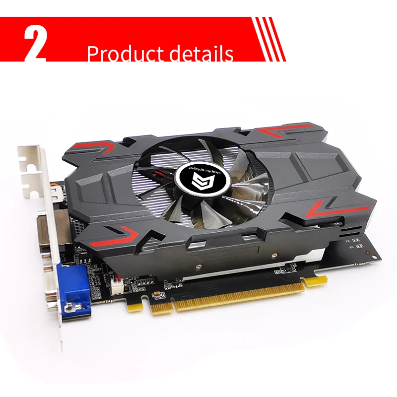 Original Chip Graphics Card VGA Video Card GTX PC GTX650 2GB /2048MB 128BIT for NVIDIA GPU Model Video