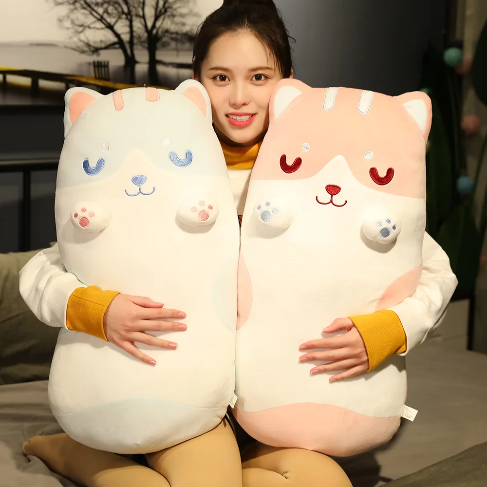 

1pc 45/60cm Plush Toys Animal Dog Cute Soft Toys Shiba Inu Nap Sleeping Pillow Cushion Stuffed Gift Doll for Kids Girls