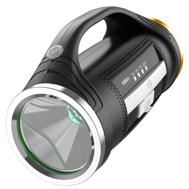 Good Offer for  Led Flashlight Handed Portable Usb Rechargeable Torch Searchlight Multi-Function Long Shots Lamp L2