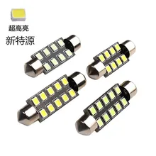 Стиль с алюминиевыми частями 2835 с двойным заостренным светом для чтения Гальваническое декодирование 41мм-10 светодиодный фонарь на крышу белый