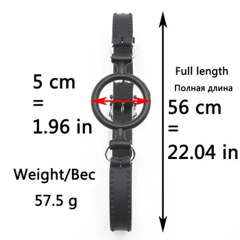 Soft Silicone Open Mouth Ring Gag Breathable O-Ring Oral Gags BDSM Bondage Restraints Adult Slave Roleplay Sex Toys For Couples 2