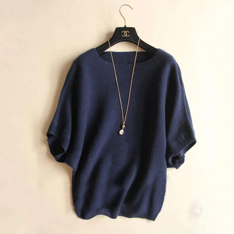 Женские повседневные пуловеры однотонный осенний свитер 2020 с вырезом лодочкой и