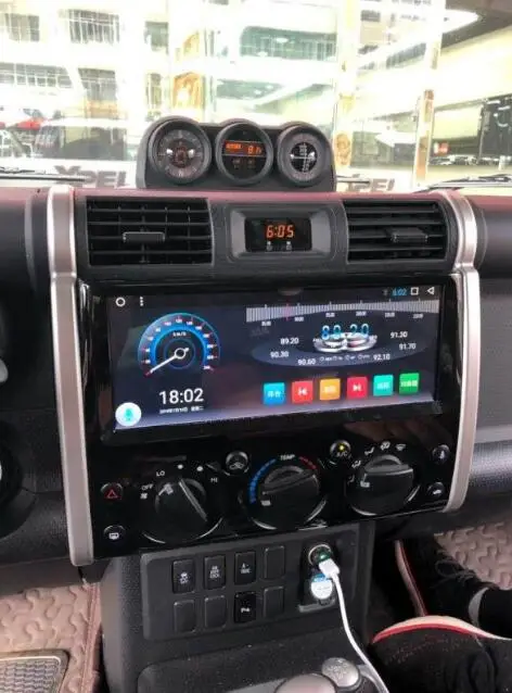 Ips 2G Ram 12,3 дюймов Android 7,1 автомобильный аудио для Toyota Cruiser FJ 2007- стерео Vedio gps Navi мультимедиа 4G монитор