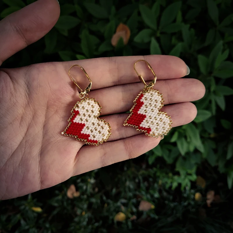 Fairywoo Bohemia Heart Earring New Handmade Drop Cute Girl Earrings Dropshipping Stainless Steel Jewelry Bulk Whlesale | Украшения и