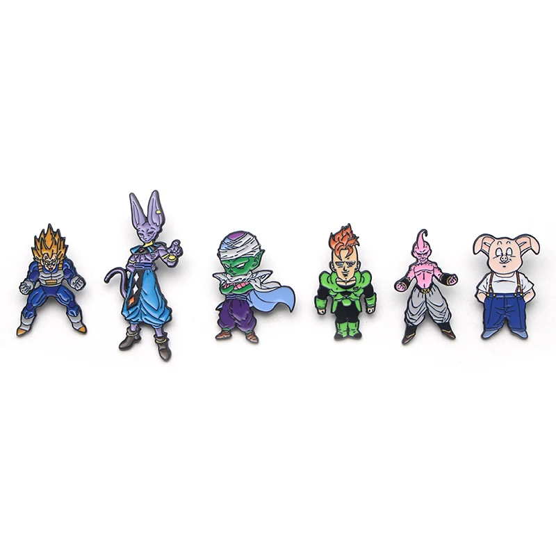CA467 мультфильм Dragon Ball значки аниме металлические эмалированные булавки и Броши Модные нагрудные булавки рюкзак сумки значок коллекция подарки 1 шт