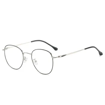 

2020 Retro Full Metal Eye Glasses Frame Unisex Alloy Optical Glasses Frame Spectacle Blue Light Blocking Glasses Oculos De Grau