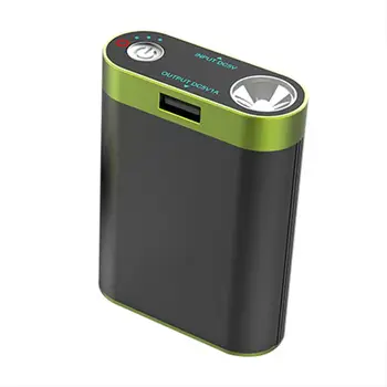 

Hand Warmers Power Bank 7200mAh 2-in-1 Polymer Lithium Battery Rechargeable Hand Warmer Portable USB With Outdoor LED Flashlight