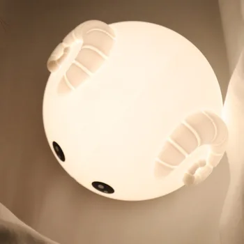 

Children Baby Bedroom Night Lamp Cute Sheep Silicone LED Night Light Color Changing LED Bedside Light for Children Kid Toy Gift