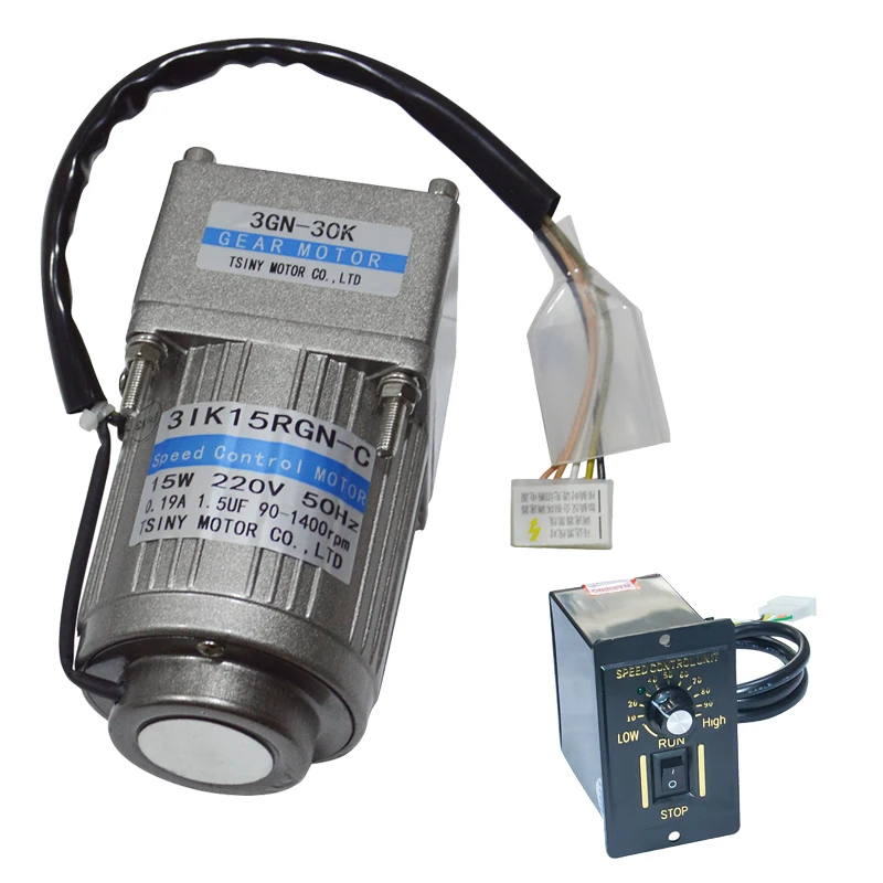 AC15 3GN AC Шестерни мотор 110 V/220 V 15 Вт 7 5/15/23/34/54/75/108/150/180/270/450 об/мин двигатель