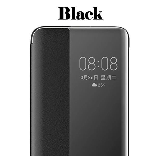 Защитный чехол s 8 plus для samsung s9 s8 plus, чехол с окошком для Galaxy s8plus s9plus, 9 s, 8 s, чехол-книжка для смартфона с сенсорным экраном - Color: Black