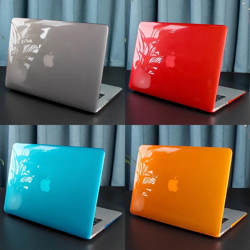 Crystal Clear Hard Cover Case For Macbook Air 11 13 Pro 15 Retina12 Touch Bar 16 inch Laptop Bag for New M1 Air/ | Компьютеры и офис