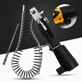 

Cordless Power Drill Attachme Automatic Nail Gun Automatic Chain Nail Gun Adapter Screw Gun For Electric Drill Woodworking Tools