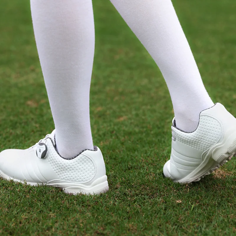 PGM/Женская обувь для гольфа; модель года; водонепроницаемые Нескользящие дышащие женские спортивные кроссовки из микрофибры; женская обувь для ногтей