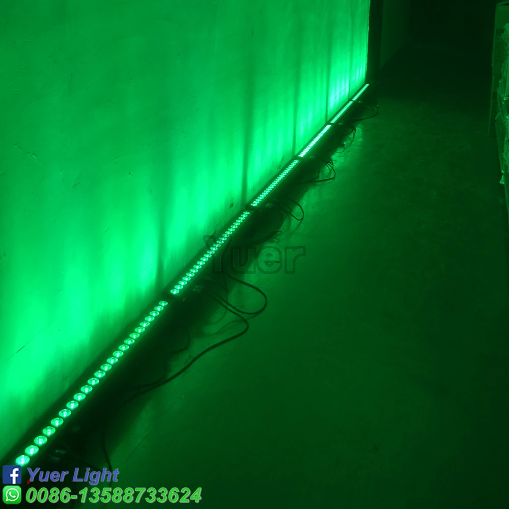 Conduziu a Luz Conduziu a Lâmpada Grau para Stage 24x3in1 3 w Rgb da Arruela da Parede Dmx Lavar Bar 2 e 4 e 6 e 7 e 12 e 24 Canais 25 Ângulo Lente Party Disco dj 11 arruela da parede barra de lavagem dmx