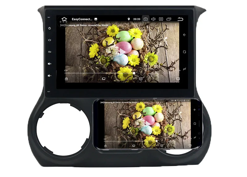 10.1 jeep wrangler android 8.0 head unit touch screen radio stereo 4