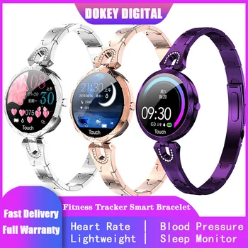 

AK15 Smart Watch Women For IPHONE Android Fitness Tracker Bracelet 1.08" Heart Rate Blood Pressure Oxygen Sleep Bluetooth