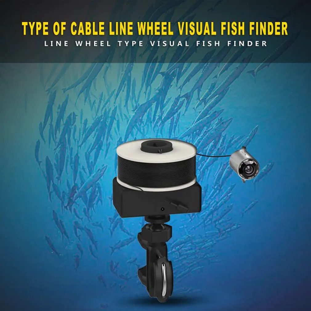 

Newest Line Wheel Type Visual Fish Finder X5 30m Wifi Underwater Fishing Camera Video Fish Finder with 6pcs night vision LEDS