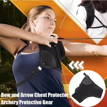 

Ultimate Archery PRO Chest Guard Hunting Sports Archery Adjustable Chest Protector Guard Bow Arrow Safety Protective FK8